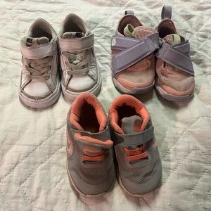 Girls Nike Tennis Shoes Lot